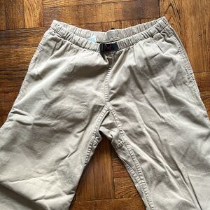 Vintage Gramicci Pants Mens Small inseam 32" Length khaki Belted Hiking Outdoors
